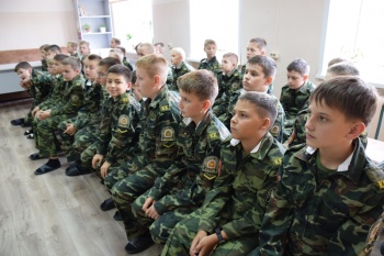 Обучение военному делу - костромским кадетам