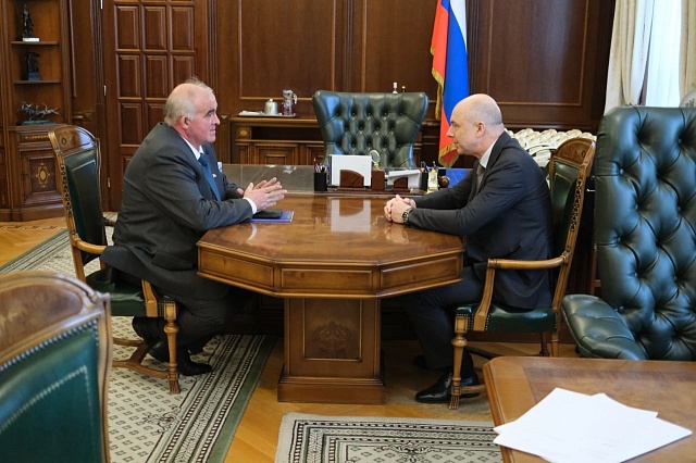 В Москве состоялась рабочая встреча губернатора Сергея Ситникова и министра финансов РФ Антона Силуанова