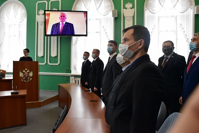 Губернатор Костромской области Сергей Ситников принес присягу на верность народу и Конституции Российской Федерации