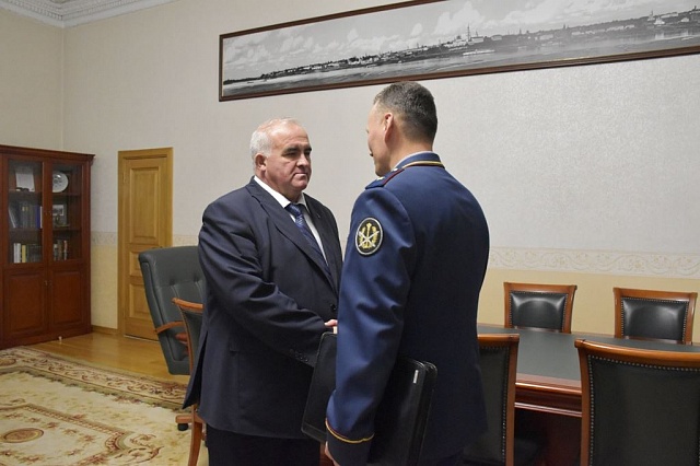 Сергей Ситников встретился с новым руководителем УФСИН по Костромской области