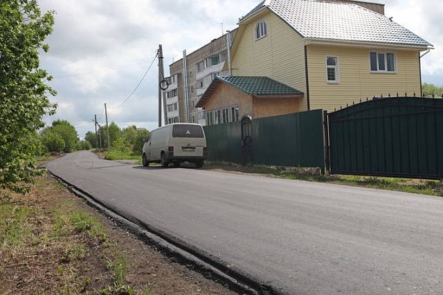 Ремонт дороги в Фоминском