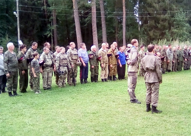 Галичские казаки приняли участие в военно-полевых сборах Восточного окружного казачьего общества.