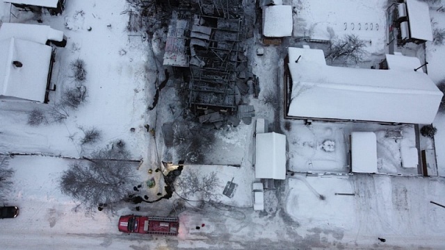 Ночью 9 января в городе Шарья Костромской области в пожаре погибли пять человек
