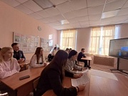 Встреча школьников с героем России