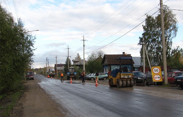Ремонт дороги на улице Гладышева будет продолжен